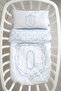 Mother's Side Duvet Cover Set (60X100) - Noble Series - Blue - Letter O