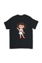 Children's T-Shirt Kawaii Girl Character Hearted Eyes Bow Printed Relaxed Fit Casual Modern Stylish Elegant - 2