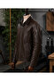 Men's Classic Brown Genuine Leather Coat - 2