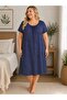 Women's Short Sleeve Plus Size 100% Cotton Nightdress/Dress