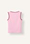 Slim Fit Round Neck Contrast Stripe Detailed Ribbed Undershirt F6276Ax26Sm - 2