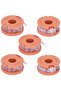 5-pc replacement line for WG150E/151E/154E mowers - 3
