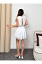 Backless Lined Padded Mini Dress - 3