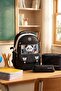 Relaxi̇on 1940 Triple Set Primary School Bag with Pen Holder and Lunch Bag Black - 2