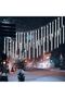 30cm raindrop string lights 192LED cool white. - 2