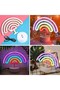 Plastic Rainbow Neon Led Light – Decorative Colorful Desktop and Ambiance Lighting (5690) - 3