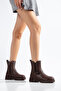 Malta Women's Zippered Buckle Detailed Boots - 5