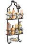 Bathroom Shower Caddy Hanging, Shower Organizer Hanging 3 Tier with Soap Holder & 6 Hooks for