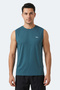 Herofit in Men's Sleeveless Petrol Undershirt