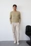 Men's Adjustable Waist Pocket Detailed Straight-Leg Trousers Stone - 26m 5039 - 3