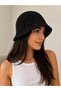 Natural Mesh Openwork Hand Knitted Cotton Bohemian Bucket Women's Hat - 6