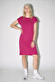 Crew Neck Short Sleeve Basic Dress