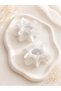 Women's - Girls' Pearl Hydrangea Flower Bun Buckle Set of 2 - 2