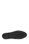Women's Black Leather Masculine Loafer with Buckle Detail Af350001Dv - 4