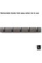 Umbra Flip Wall-Mounted Coat Rack with 5 Hooks – Modern, Space-Saving Storage for Hats, Jackets, Bag - 6