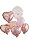 Rose Gold Hen Party Balloons Bundle - 3