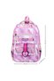 Ultra-Luxury Heart Detailed Girls' Premium Primary School Bag with Back Support, Thermal Lunch Box and Pen Holder - 3