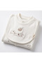 100% Organic Cotton, Unisex Booties, Romper and Scarf Set, Lamb Patterned Newborn Baby Romper - 5