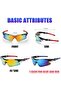 2 UV400 unisex cycling glasses. - 3