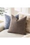 Pack of 2 Soft Textured Throw Decorative Pillow Covers Square Accent Solid Cushion Cover - 6