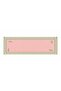 R'Eyla Forest Runner 50X150 cm Pink Green Striped Leopard Patterned Micro Honeycomb Special Design Table Runner - 4
