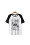 Arctic Monkeys Poster Printed Raglan Sleeve White Unisex Oversize T-Shirt-Favorim50Ton - 2