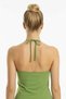 Women's Halter Neck Top with Stone Embroidery - 2