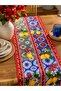 R'Eyla Rosso Amalfi Decorative Runner – 50X150 cm – Lemon Patterned Mediterranean Tablecloth - 4
