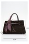 Women's Handbag Suede Brown Sly463 - 4