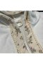 Girl's 3-Piece Bathrobe & Towel Set - 100% Natural Cotton - Ecru - 3