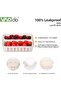 Refrigerator Organizer with Lids, Stackable Fruit Storage Containers, Vegetable Strainers Box - 3