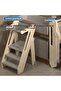 Foldable & Adjustable Height Kids Toddler Tower, 3-Level Learning Step Stool with Safety Rail & Non- - 7
