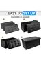 Ottoman Storage Box, Storage Stool, Foldable Storage Boxes, Toy Storage Box, Storage Bench - 4