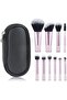 Makeup Brush Set (On The Go) Contains Ten Makeup Brushes Plus A Set Bag - S07