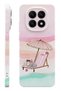 Xiaomi Redmi Note 14 Pro Beach Cat Protect Slim Glossy Full Print Camera Protected Phone Case