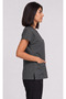 Women's V-Neck Bat Sleeve Fuchsia, Smoked, Khaki, Petrol Blue, Lycra Belinda Scrubs Nurse Single Base - 3