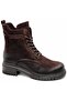 Pimolisa Genuine Leather Non-Slip Sole Orthopedic Women's Boots Brown - 3