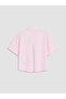 Lcw vision pink striped Oversized women's shirt - 7