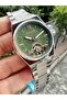 Automatic Steel Case and Cordon Semi-Skeleton Dial Men's Wristwatch - 6