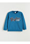 Esvab • Modern & Distinctive Text Printed Boys' Sweatshirt