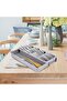 Kitchen Drawer Organizer, Expandable Silverware Organizer Storage Tray, Adjustable Cutlery T - 6
