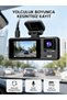 3-Camera Vehicle Dvr 1080P Front + Hd Rear + Interior Camera Loop Recording 2'' Screen
