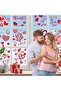 ملصقات نوافذ لعيد الحب 2026، زينة عيد الحب، ملصقات قلوب حمراء لـ - 3