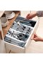 Expandable Kitchen Silverware Organizer,Adjustable Kitchen Drawer Organizer with 8 Compart - 7