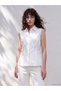 Trendlucky women's pleated shirred waist shirt