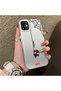 iPhone 12 Compatible Silicone Edge Hard Back Case Couple Phone Case Spiderman Patterned - 3