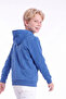 Boy's Printed Kangaroo Pocket Long Sleeve Hooded Sweatshirt - 5
