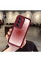 Redmi 15 4G/5G Compatible Maroon Blur Gradient Star Pattern Silicone Case, Aesthetic Shockproof - 2