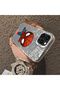 iPhone 13 Pro Compatible Spider Man Patterned Silicone Edge Hard Back Case Couple Phone Case - 4