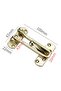 Sliding locks 2pc black with screws for interior doors. - 5